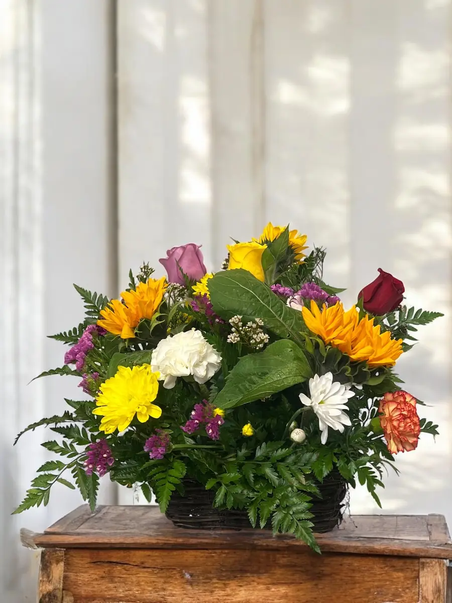 Sunflower Basket